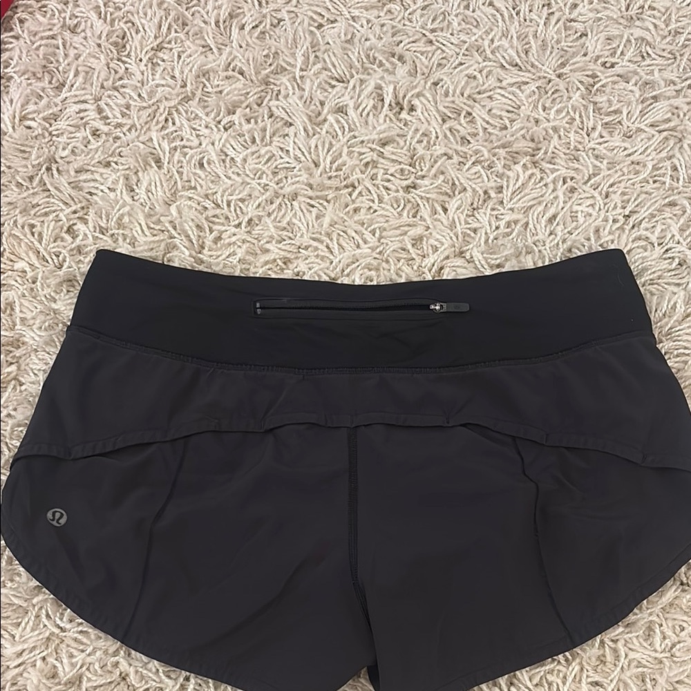 lululemon athletica Black Athletic Shorts 2.5 inch inseam